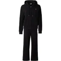 EA7 för kvinnor. 7W000464_AF13135 Train Core Lady Set Oh Svart (S), Casual, Deportivo, Bomull, Syntetisk, Sportkläder, Multisport, Lång ärm