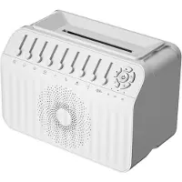 Typecat -Högtalare Vitt Brus Sömnhjälp Nattljus Diffuser Luftfuktare Maskin Fri Kombination Av 8 Goup Nature Sound