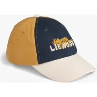 Liewood Hatt 'Danny' marinblå / saffran / off-white