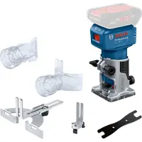 Bosch GLF 18V-8, Borstlös, Svart, Blå, 30000 RPM, 6, 6.35 (1/4"), 8 (5/16"), 10000 RPM, 89 dB - SOLO