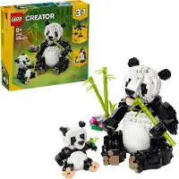 LEGO Creator 3-in-1 Vilda Djur: Panda Familj Byggsats 31165 För Barn 8+
