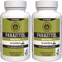 Fyron Group B.V. Parazitol - 120 kapslar (2-pack) - Schweizisk formel - 22 vitaminer & mineraler - Växtbaserat komplex