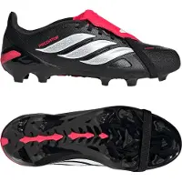 Adidas Predator League Fold-over Tongue Fg Immortal Dna - Svart/vit/lucid Red Barn - Gräs (Fg), storlek 28