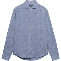 Superdry Riviera Linen Skjorta Med Långa ärmar