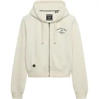 Superdry Athletic Essential Crop Sweatshirt Med Dragkedja