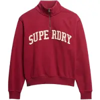 Superdry för kvinnor. W2012259A Sweatshirt Athletic Ess Applique röd (S), Casual, Bomull
