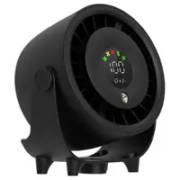 Mtp Products Z6 2-i-1-bordfläkt med luftfuktare - USB-laddningsbar - svart