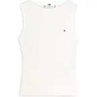 Tommy Hilfiger Ribbed Slim Boat Neck Tank Top