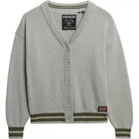 Superdry för kvinnor. W6110642A Slouchy grå tröja (XS), Casual, Bomull