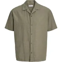 Jack & Jones Summer Linen Blend Resort Kortärmad Skjorta