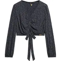 Superdry Blus 'Vintage' marinblå / ljusgrå