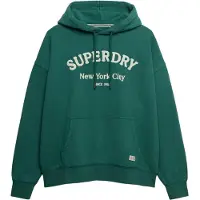 Superdry för kvinnor. W2012575A Luxe sweatshirt grön (XXS), Casual, Bomull