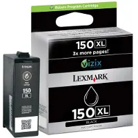 Lexmark 14N1614E (#150XL) svart bläckpatron hög kapacitet (original)