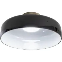 FABAS LUCE LED taklampa Lunar, dimbar, Svart, Vardagsrum / matsal, Glas, Modern, LED-taklampa