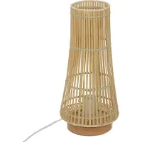Atmosphera skrivbordslampa i bambu MAHE, 38 cm