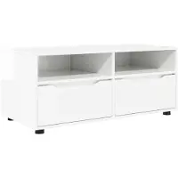 vidaXL TV-skåp Högblanka vita 100 x 48 x 43 cm Konstruerat trä