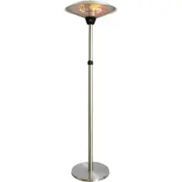 NSH Nordic Terrassvärmare 2100 W golvmodell HORTUS, silver (211-372)