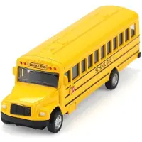 Fashnics Simulering Legering Skolbuss Tröghetsleksaker Bilmodell Dragbackbil Interaktiva Leksaker Bilsamling Pedagogiska Pojkepresenter