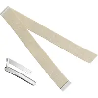 WIKHOSTAR Bicepsband för Whoop 5.0/MG Bekväma Superstickade Ersättningsjusterbara NylonSuperstickat Band Mjukt och Hållbart white