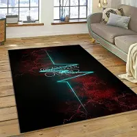 JGJG 3D Gamer Spel Spelkontroll Tecknad Matta Matta för Hem Vardagsrum Sovrum Soffa Dörrmatta Dekor, Barn Lekområde Matta Halkfri Golvmatta 40x120cm 16x47 inch