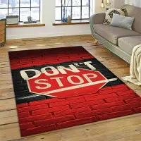 JGJG 3D Gamer Spel Spelkontroll Tecknad Matta Matta för Hem Vardagsrum Sovrum Soffa Dörrmatta Dekor, Barn Lekområde Matta Halkfri Golvmatta 60*90cm