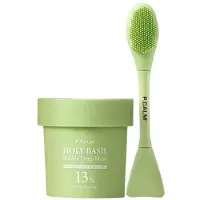 P.calm Holy Basil Bubble Deep Mask 90g+Dual Pore Brush