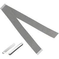 WIKHOSTAR Bicepsband för Whoop 5.0/MG Bekväma Superstickade Ersättningsjusterbara NylonSuperstickat Band Mjukt och Hållbart gray