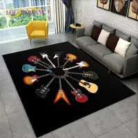HGHT Klassisk gitarr elektrisk gitarr basyta matta, matta för vardagsrum soffa dörrmatta dekoration, barnspel halkfri golvmatta 40x60cm(15x23in)