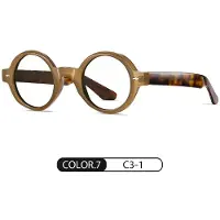Fable 1 st Retro Runda Anti-Blått Ljus Glasögon Körsolglasögon Mode Trend Blått Ljusblockerande Glasögon
