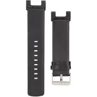DIYelecs Läder Klockarmband Armbandsur Band Dubbelsidigt Smartwatch Rem Ersättning för Amazfit T Rex svart