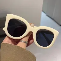 Fable Trendiga Överdimensionerade Fjäril Cat Eye Solglasögon för Kvinnor Mode Färgstarka Designer Solglasögon Populärt Märke Glasögon MULTI