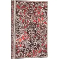 Garnet (Silver Filigree Collection) Midi Unlined Softcover Flexi Journal
