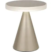 FABAS LUCE LED bordslampa Neutra, dimbar, Mässing / guld, Sovrum, Metall, Modern, LED-bordslampa