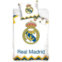 BrandMac Real Madrid Sängkläder 140 x 200 cm - Vit - , storlek One Size