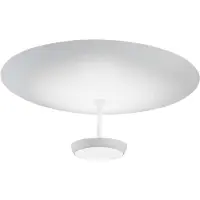 FABAS LUCE LED taklampa Yuko, dimbar, Vitt / opal, Vardagsrum / matsal, Metall, Modern, LED-taklampa