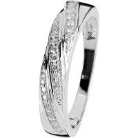Kohinoor diamantring vitguld 033-9844V-175
