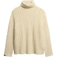 Superdry Cable Tröja Med Hög Krage
