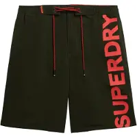 Superdry för män. M3010238A Klassisk grön baddräkt (XXL), Strandkläder, Återvunnen polyester, Hållbar