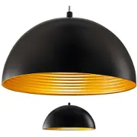 FABAS LUCE Hänglampa DINGLE, dimbar, Svart, Vardagsrum / matsal, Metall, Modern, Pendellampa