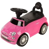 BabyTrold - Fiat 500 - Ride-On Car - pink