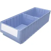 Viso TR 6214 Genomskinlig lagerlåda (B x H x D) 234 x 140 x 600 mm Blå 1 st