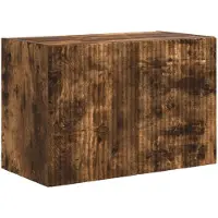 vidaXL TV Vägghylla Rökt ek 59,5 x 31 x 40 cm Konstruerat trä