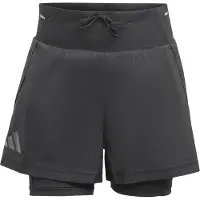 Adidas - Trail running-kläder dam - Xploric 2In1 Short W Black för UnisexUll - Storlek M - Svart