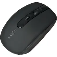 Logilink ID0078A WiFi mus Bluetooth Optisk Svart 4 Knappar 1600 dpi Scrollwheel