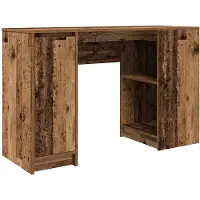 vidaXL Skrivbord gammalt trä 120x42x76 cm konstruerat trä