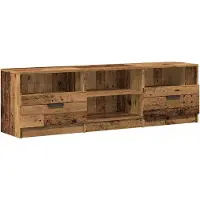 vidaXL Tv-bänk gammalt trä 150x33,5x45 cm konstruerat trä