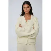 Hiccups for Kids Texturerad stickad cardigan med knappar