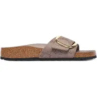 Birkenstock för kvinnor. 1032935 Sandaler Madrid Big Buckle (Smal passform) taupe (37), Karta, Ingen, Casual