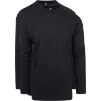 Alan red T-shirt Virginia Långärmad 2-pack Svart Storlek