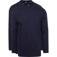 Alan red T-hirt Virginia Navy Långärmad 2-pack Blå Mörkblå torlek